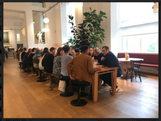 LA Chrushing on DK-netværksmiddag for den amerikanske og danske musikbranche på Statens Museum for Kunst, september 2019